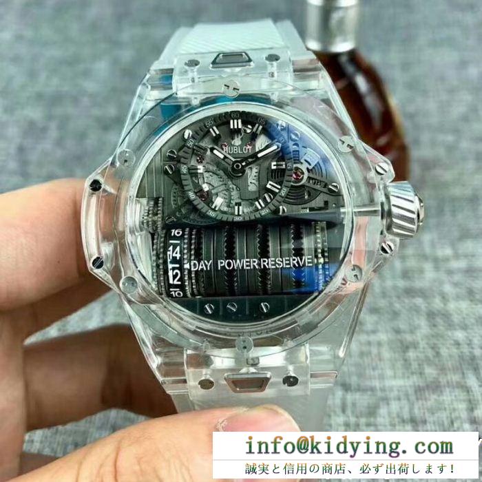 2018年トレンドNO1 ウブロ hublot 男性用腕時計 2色可選 日本輸入機械式（自動巻き）ムーブメント最新商品