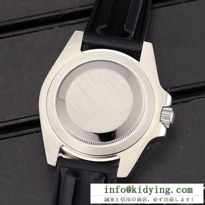 清潔感のあるROLEX腕時計コピーロレックスウォッチメンズスーパーコピーブラック白洗練さ高級品