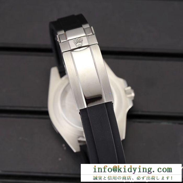 清潔感のあるROLEX腕時計コピーロレックスウォッチメンズスーパーコピーブラック白洗練さ高級品