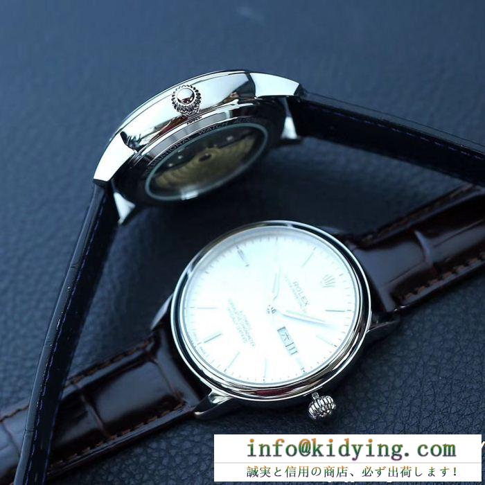今の季節におすすめロレックス腕時計コピーROLEXウォッチコピーメンズ金属ダイアル革のストラップ二つ色可選択
