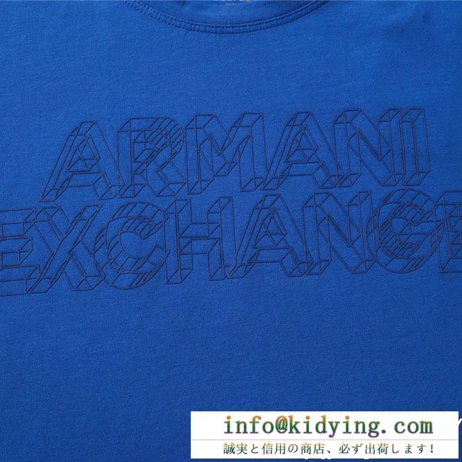 半袖Tシャツ 4色可選 おしゃれ感度up！ 2019春夏の流行りの新品 armani アルマーニ