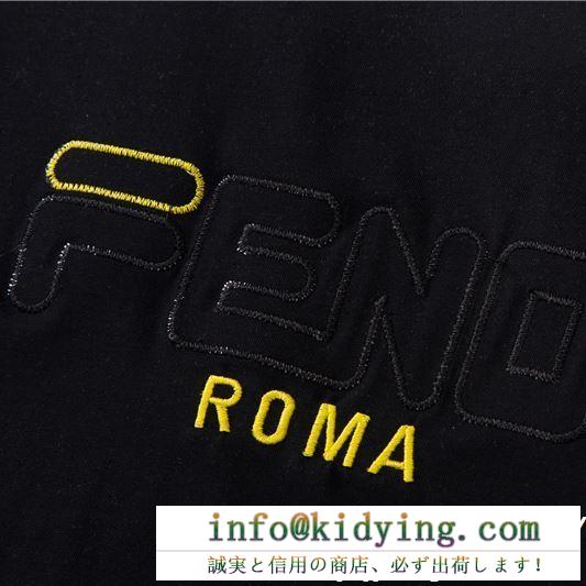 FENDI フェンディ半袖tシャツ 2色可選 2019春夏トレンドファッション新作 カジュアルの定番
