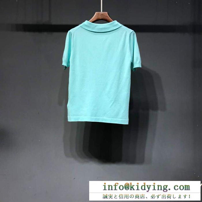 VIP 先行セール2019年夏 引き続き人気のアイテム ミュウミュウ miumiu 半袖tシャツ 2色可選