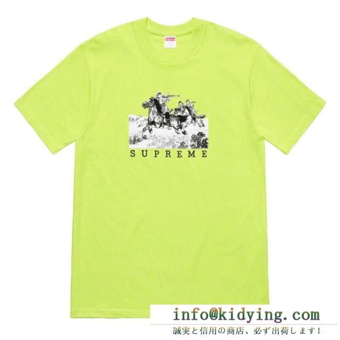 シュプリーム2019年春夏のトレンドの動向 supreme カジュアルな雰囲気があり tシャツ/半袖 多色可選