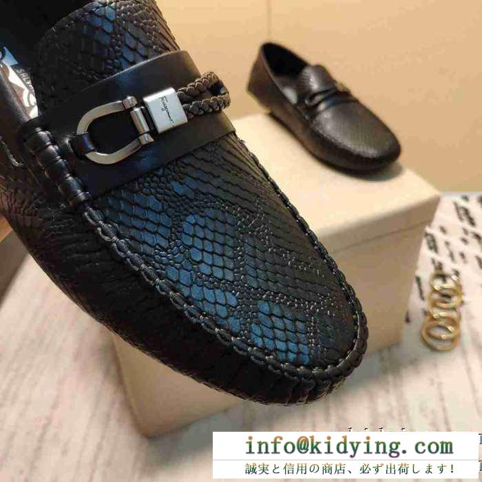 フェラガモ ローファー メンズ ファッション性の高い限定品 ferragamo 靴 ブランド スーパーコピー ブラック ネイビー コーデ 品質保証