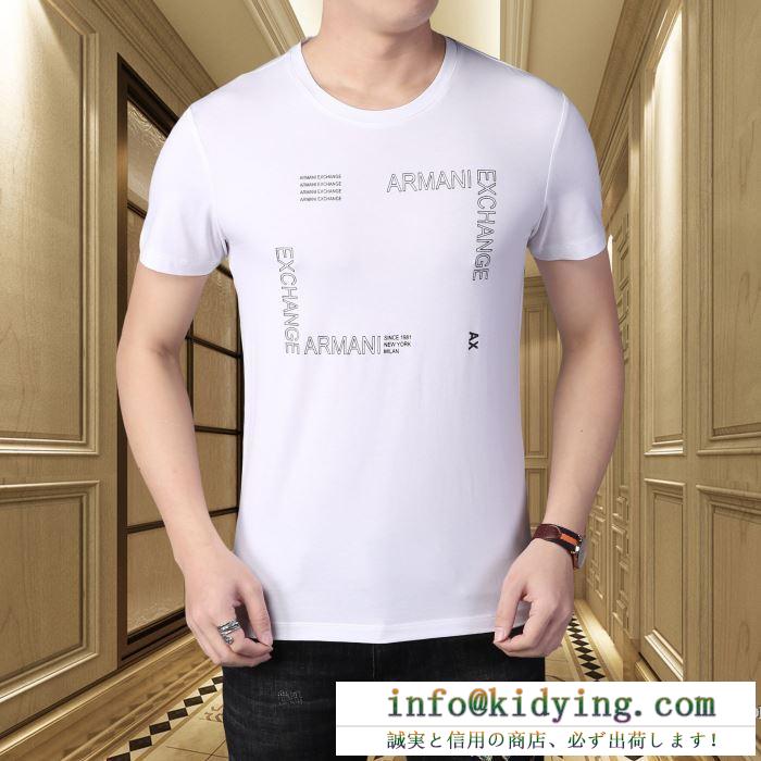 半袖Tシャツ  多色可選 今や世界中から人気 アルマーニ 2020年春用 ARMANI 最旬の新作をお見逃しなく