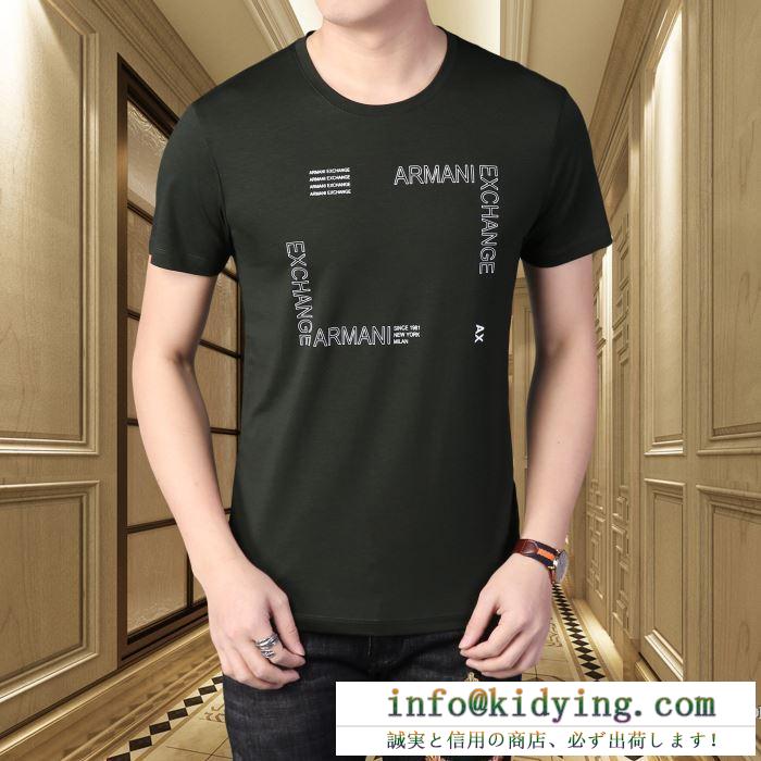 半袖Tシャツ  多色可選 今や世界中から人気 アルマーニ 2020年春用 ARMANI 最旬の新作をお見逃しなく