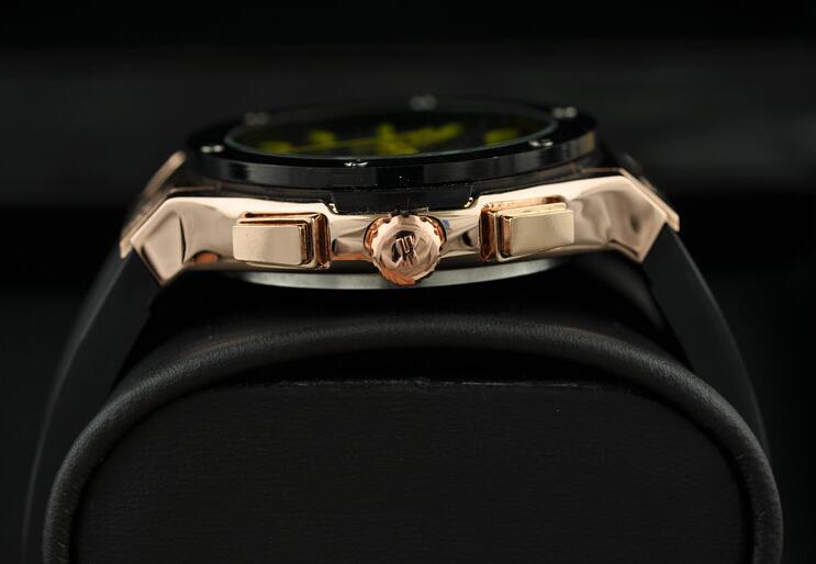 ウブロ コピー 激安 ビッグバン キングゴールド セラミック 日付が付き 5針 イエローとブルー文字盤 お得人気セールのhublot メンズ腕時計.