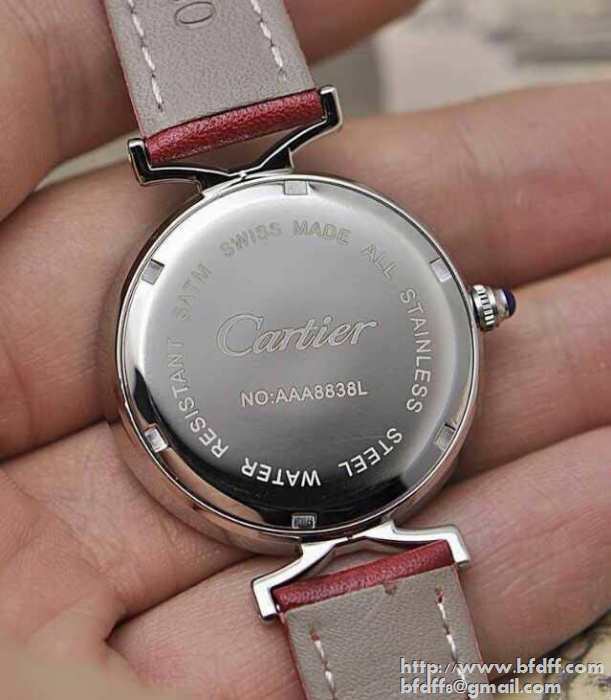 人気目玉商品CARTIER カルティエ時計 コピーレディース サファイヤクリスタル風防 腕時計 赤色 6色可選