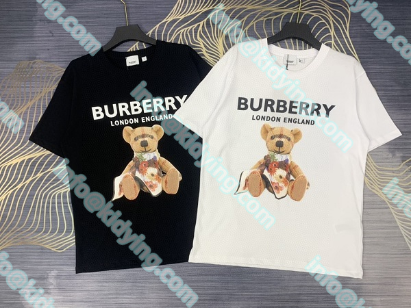 BURBERRY バーバリー Tシャツ 半袖 ベアプリント ファッション