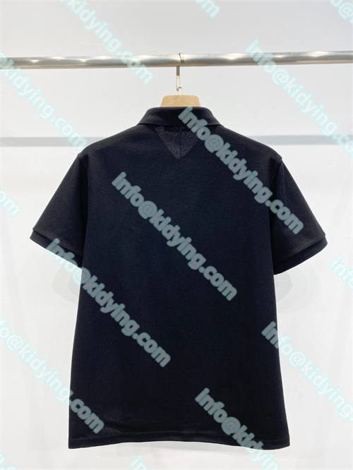 CHROME HEARTSダブルピケコットンポロTシャツ