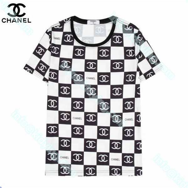 シャネル メンズ 半袖tシャツ CHANEL ロゴ 激安 スーパーコピー 偽物