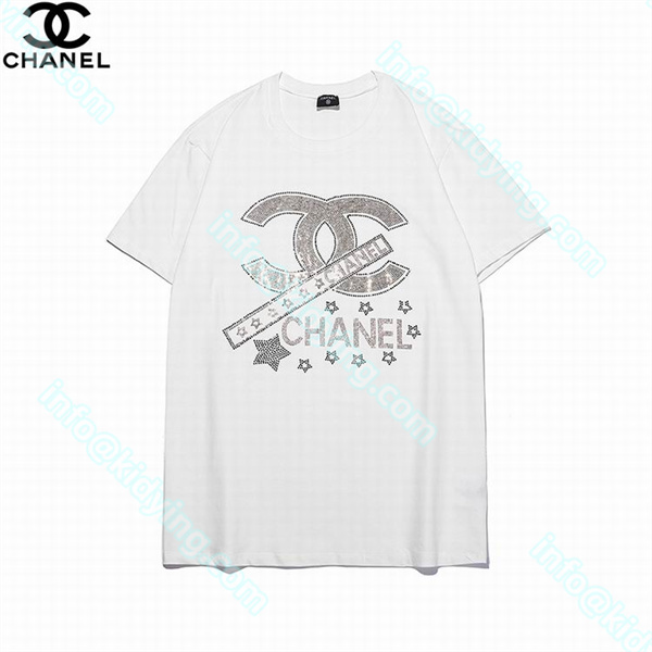 シャネル メンズ 半袖tシャツ CHANELロゴ 激安 スーパーコピー 偽物