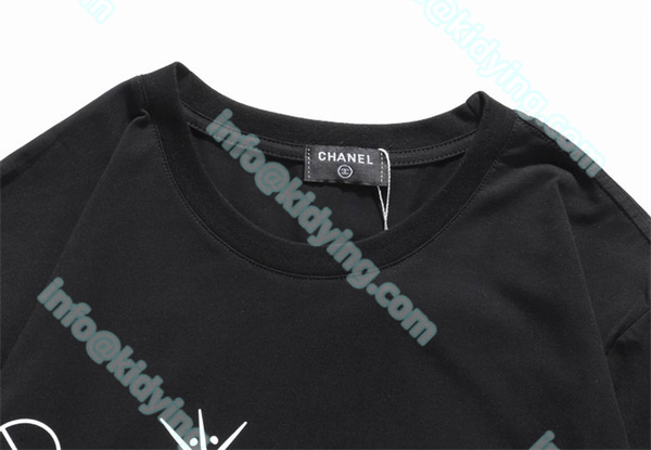 シャネル メンズ 半袖tシャツ CHANELロゴ 激安 スーパーコピー 偽物
