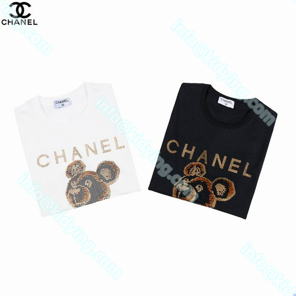 シャネル メンズ 半袖tシャツ CHANELロゴ 激安 スーパーコピー 偽物