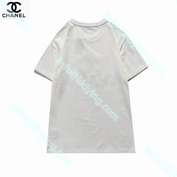 シャネル メンズ 半袖tシャツ CHANELロゴ 激安 スーパーコピー 偽物
