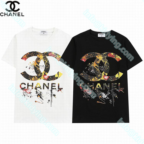 シャネル メンズ 半袖tシャツ CHANELロゴ 激安 スーパーコピー 偽物