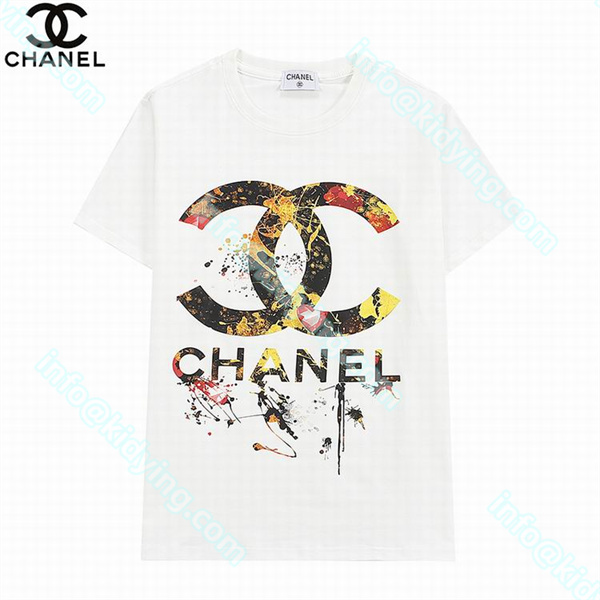 シャネル メンズ 半袖tシャツ CHANELロゴ 激安 スーパーコピー 偽物