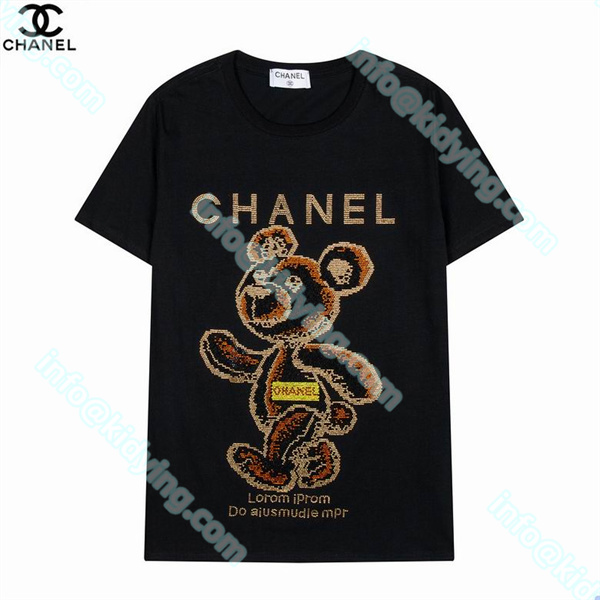 シャネル メンズ 半袖tシャツ CHANELロゴ 激安 スーパーコピー 偽物