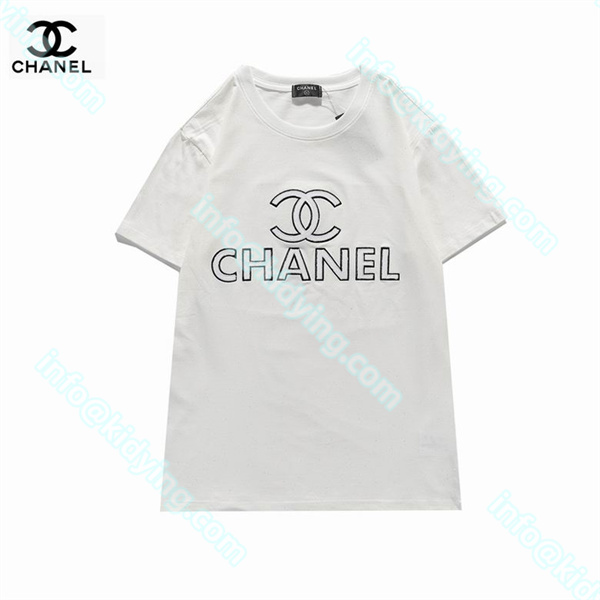 シャネル メンズ 半袖tシャツ CHANELロゴ 激安 スーパーコピー 偽物