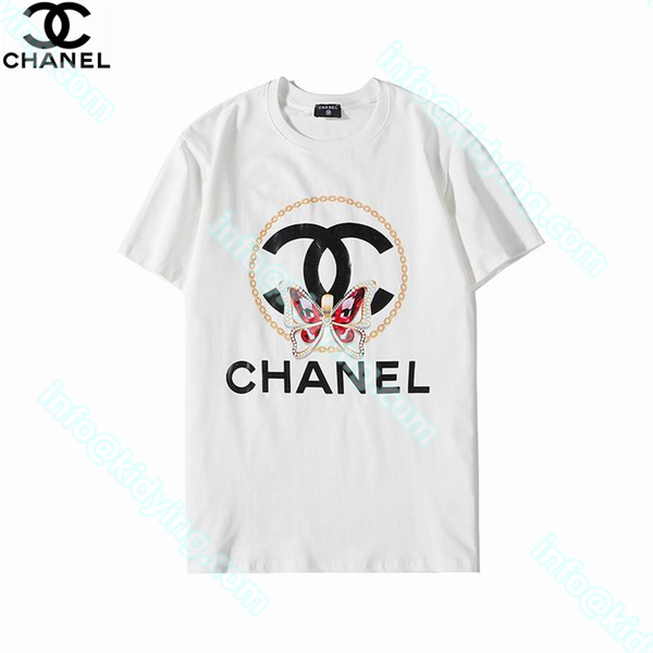シャネル メンズ 半袖tシャツ CHANELロゴ 激安 スーパーコピー 偽物
