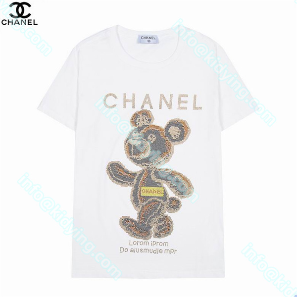 シャネル メンズ 半袖tシャツ CHANELロゴ 激安 スーパーコピー 偽物