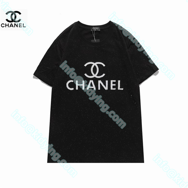 シャネル メンズ 半袖tシャツ CHANELロゴ 激安 スーパーコピー 偽物