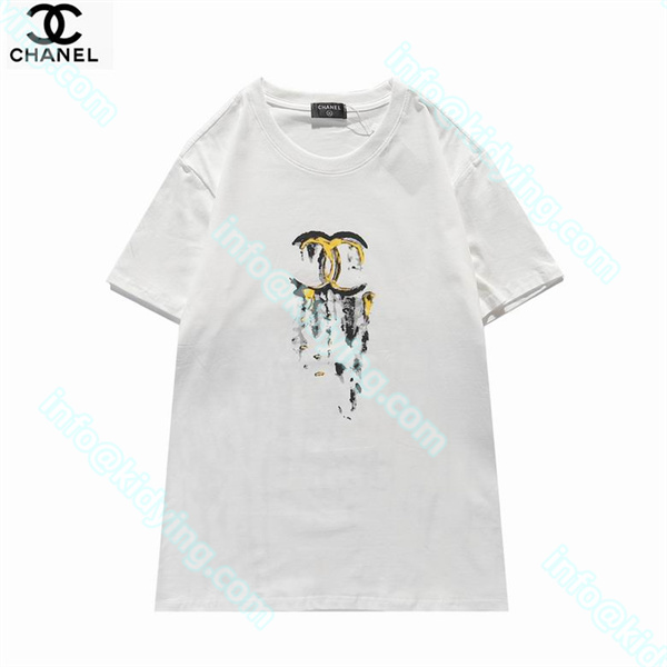 シャネル メンズ 半袖tシャツ CHANELロゴ 激安 スーパーコピー 偽物