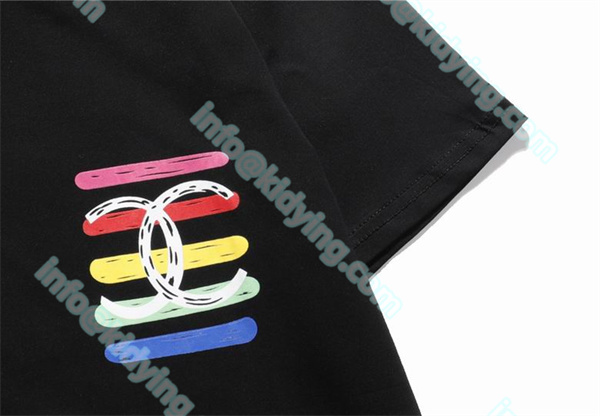 シャネル メンズ 半袖tシャツ CHANELロゴ 激安 スーパーコピー 偽物