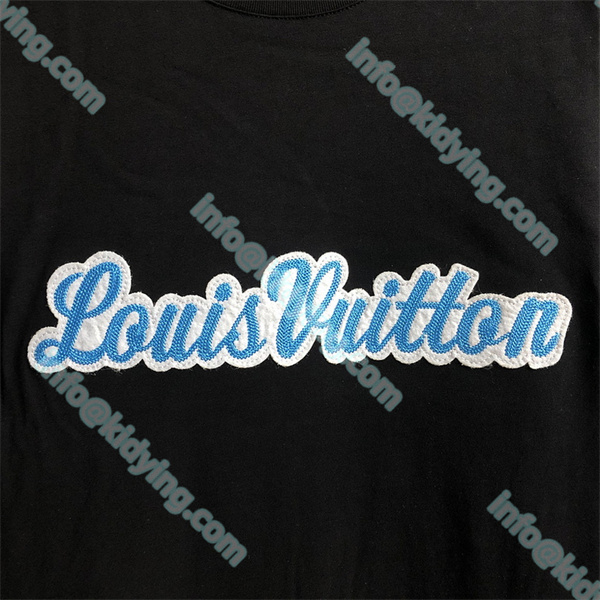 Louis Vuitton メンズ ヴィトン 激安 ｔシャツ LVロゴ スーパーコピー
