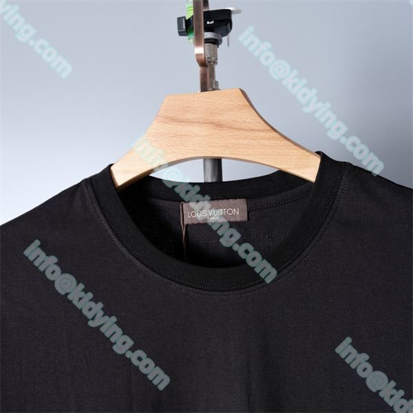 ルイ ヴィトン メンズ tシャツ LVロゴ 激安 ヴィトン コピー 偽物