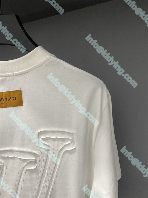 ルイ ヴィトン メンズ tシャツ LVロゴ 激安 ヴィトン コピー 偽物