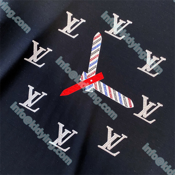 ルイ ヴィトン メンズ tシャツ LVロゴ 激安 ヴィトン コピー 偽物