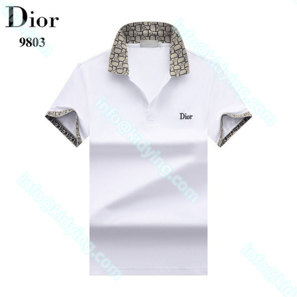 DIOR メンズ 半袖ポロシャツ 人気ブランドロゴ ディオール 人気偽物 通販