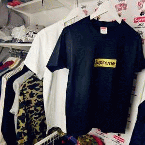 2016 ムダな装飾を排したデザイン  シュプリームSUPREME  半袖Tシャツ 2色可選