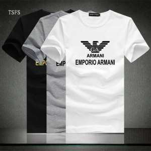 2015春夏物 ARMANI アルマーニ 個性的なデザイン 半袖Tシャツ 3色可選