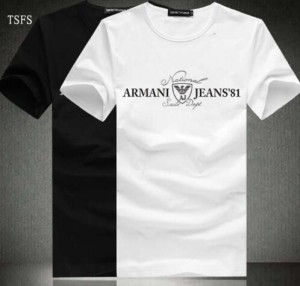 欧米韓流/雑誌ARMANI アルマーニ コピー人気 半袖Tシャツ 3色可選