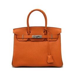 エレガントスタイルに　エルメス 変綺麗な素材　一番の定番カラー　バッグ