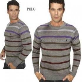 耐久性も追求するポロ ラルフローレン 偽物、Polo Ralph Laurenの線デザインのメンズセーター.