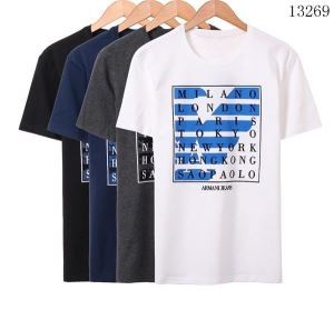 アルマーニ ARMANI お買い得品 2017春夏 半袖Tシャツ 4色可選 自然な肌触り