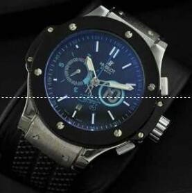 超激得限定セールのブラック ウブロ 時計 メンズ ビッグバンステンレス ラバー メンズHublot 腕時計.