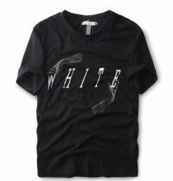 超激得限定セールの白と黒のメンズ半袖Tシャツ OFF-WHITE オフホワイト コピー 通販 夏服 綿100%.