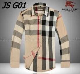 バーバリー ワイシャツ メンズ チェック 長袖シャツ ブリット キャメル ボタン 数量限定セール BURBERRY.