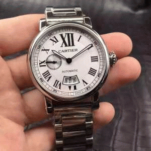 超激得安いCARTIERカルティエ 腕時計偽物W7100045　ムーブメント　クロノグラフ　デイトカレンダーウオッチ　ホワイト　ブラック 4色可選