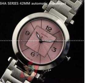Cartierカルティエ偽物　腕時計　ミスパシャ（MISS Pasha）W3140008 自動巻きレディース腕時計　ピンク　ウオッチ