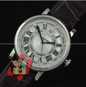 低価Cartierカルティエ 時計 人気　偽物メンズ クオーツ 日付付き自動巻き腕時計 男性ウォッチ　ブラック　レザー　ベルト