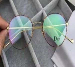 DIOR SIDERAL1 眼鏡 ディオールサングラスレディース 紫外線対策 UVカット シデラル ラウンド 丸メガネ