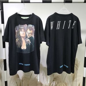 格好良いオフホワイトＴシャツコピースタリート男女兼用コットン半袖ｔシャツ