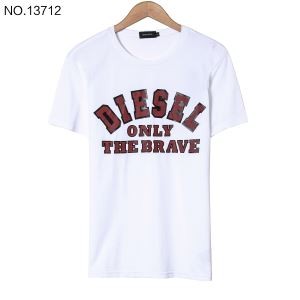 ディーゼル  00SA5U 0EADQ  Tシャツ  カラー 半袖 ブランド DIESELロゴ メンズ夏季 レディース