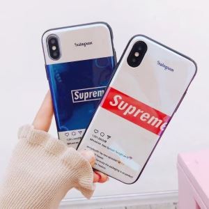 定番の魅力 シュプリーム SUPREME 2018年度 iphone7 ケース カバー 2色可選